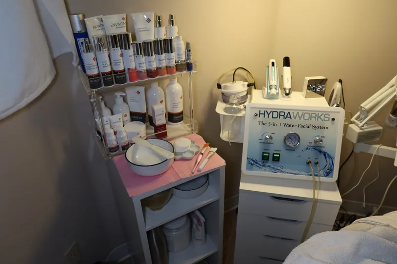 Professional water-facial equipment and skin care products at Serenity Med Spa